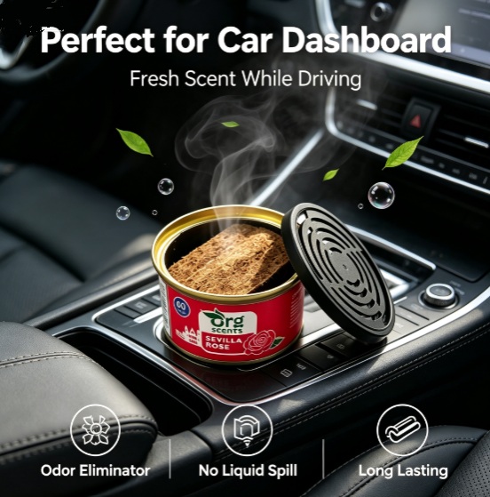 42g Car Air Freshener Solid Pe - Home Fragrance Logo recension och pris