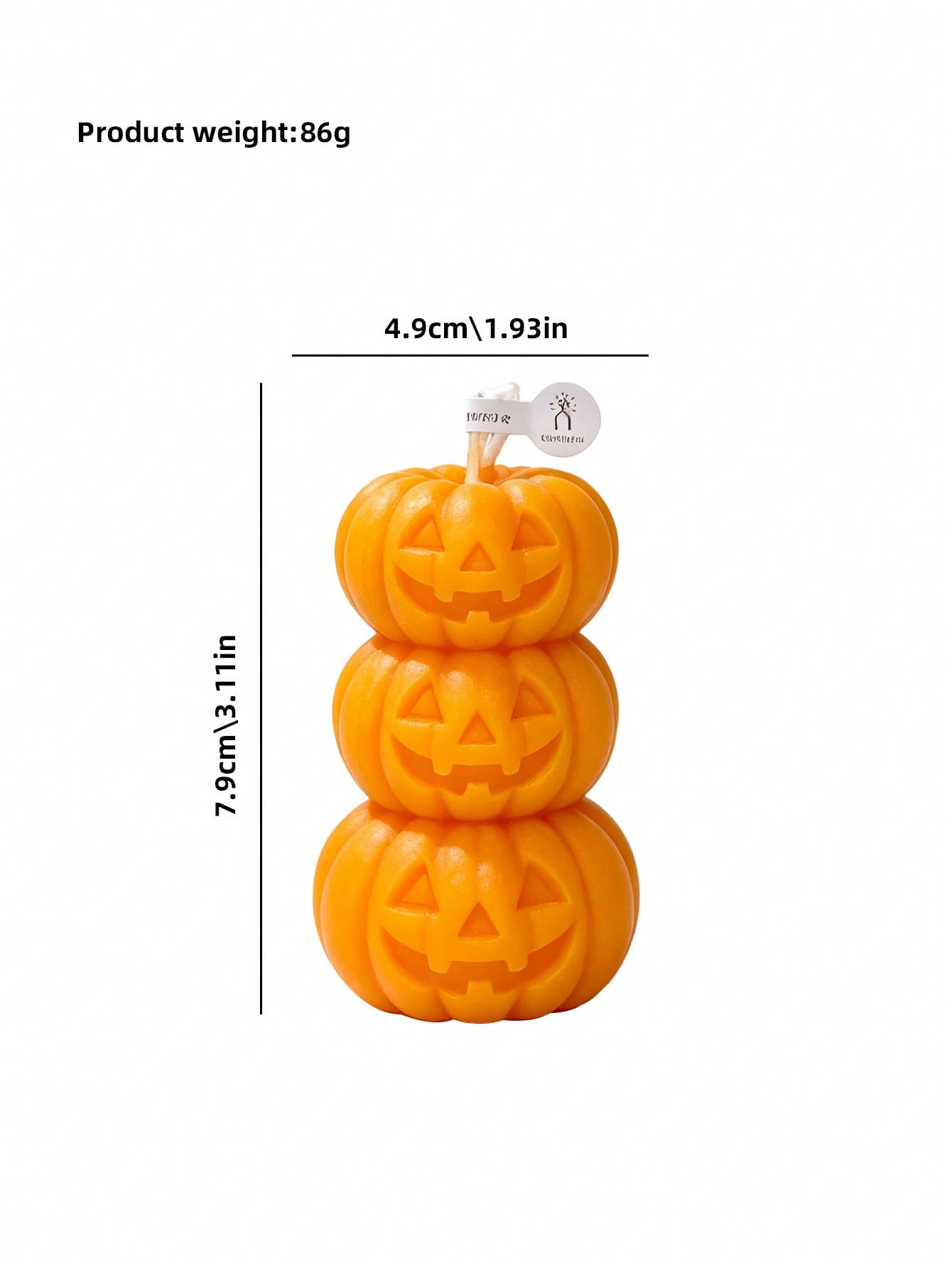 1pc Halloween 3-Layer Pumpkin  - Home Fragrance Usa recension och pris